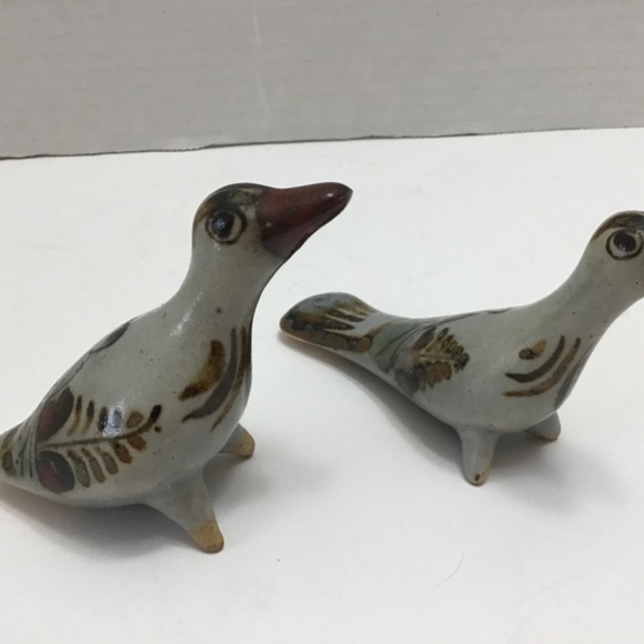 Mexican Handmade Tonala Pottery Birds - Picture 2 of 8